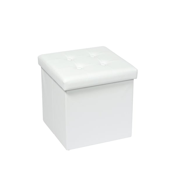 Shop Black Friday Deals on 15" Storage Ottoman Cube / Footrest Stool